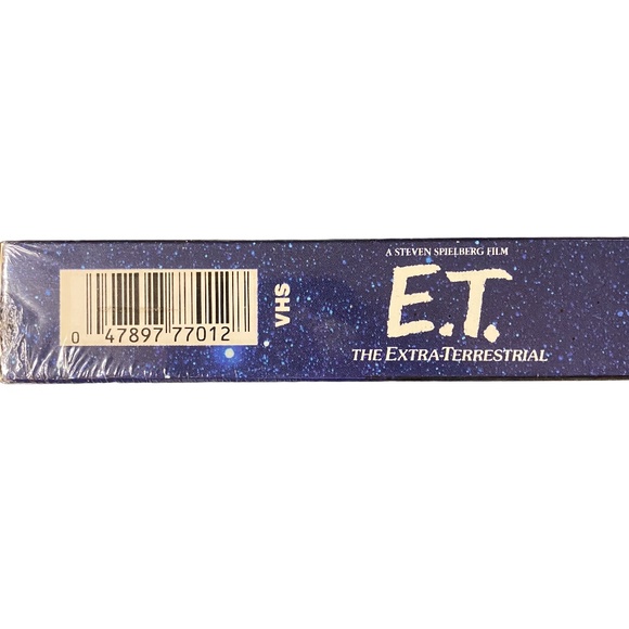 MCA 1988 Sealed Blue Cover E.T. The Extra-Terrestrial VHS Tape 80s Nostalgia - Picture 4 of 9